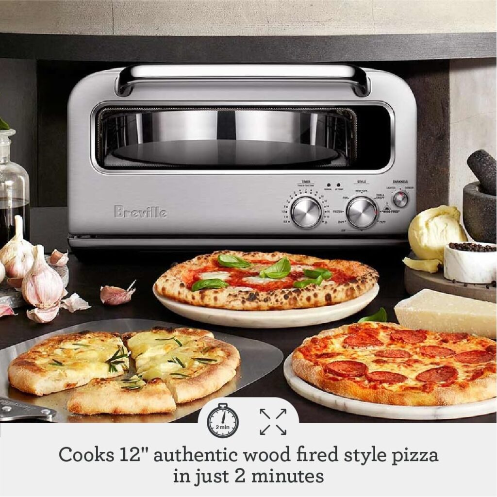 Breville Smart Oven Pizzaiolo Pizza Oven, BPZ820BSS, Brushed Stainless Steel