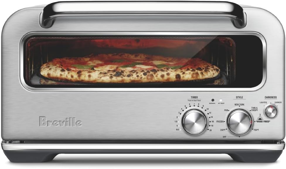 Breville Smart Oven Pizzaiolo Pizza Oven, BPZ820BSS, Brushed Stainless Steel