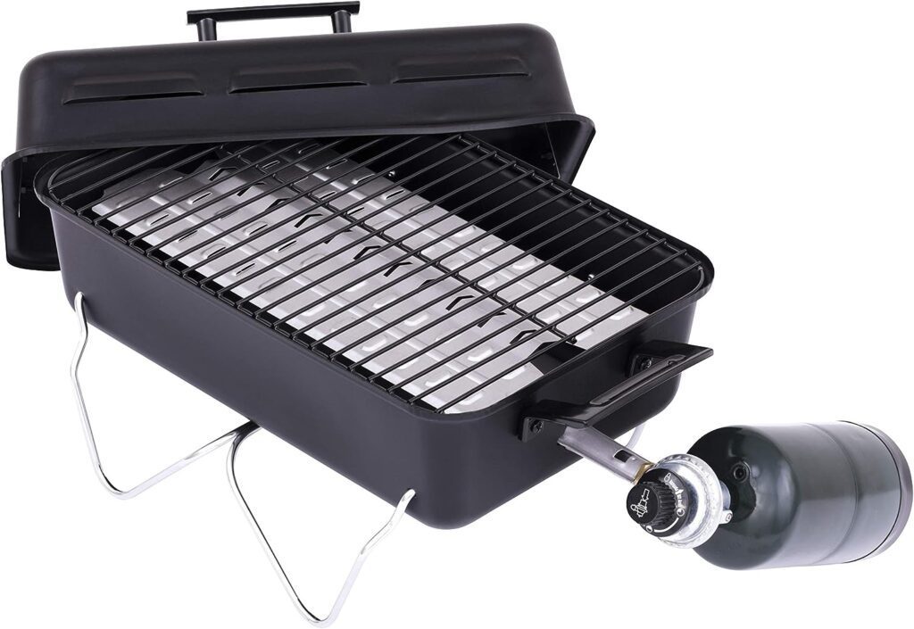 Char-Broil Portable Gas Grill | Liquid Propane | Porcelain Coated Grates | 465133010