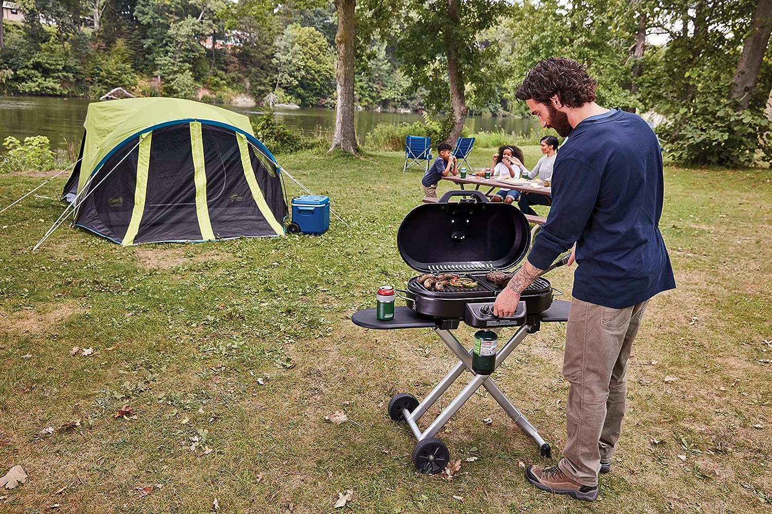 Coleman RoadTrip 285 Portable Stand-Up Propane Grill