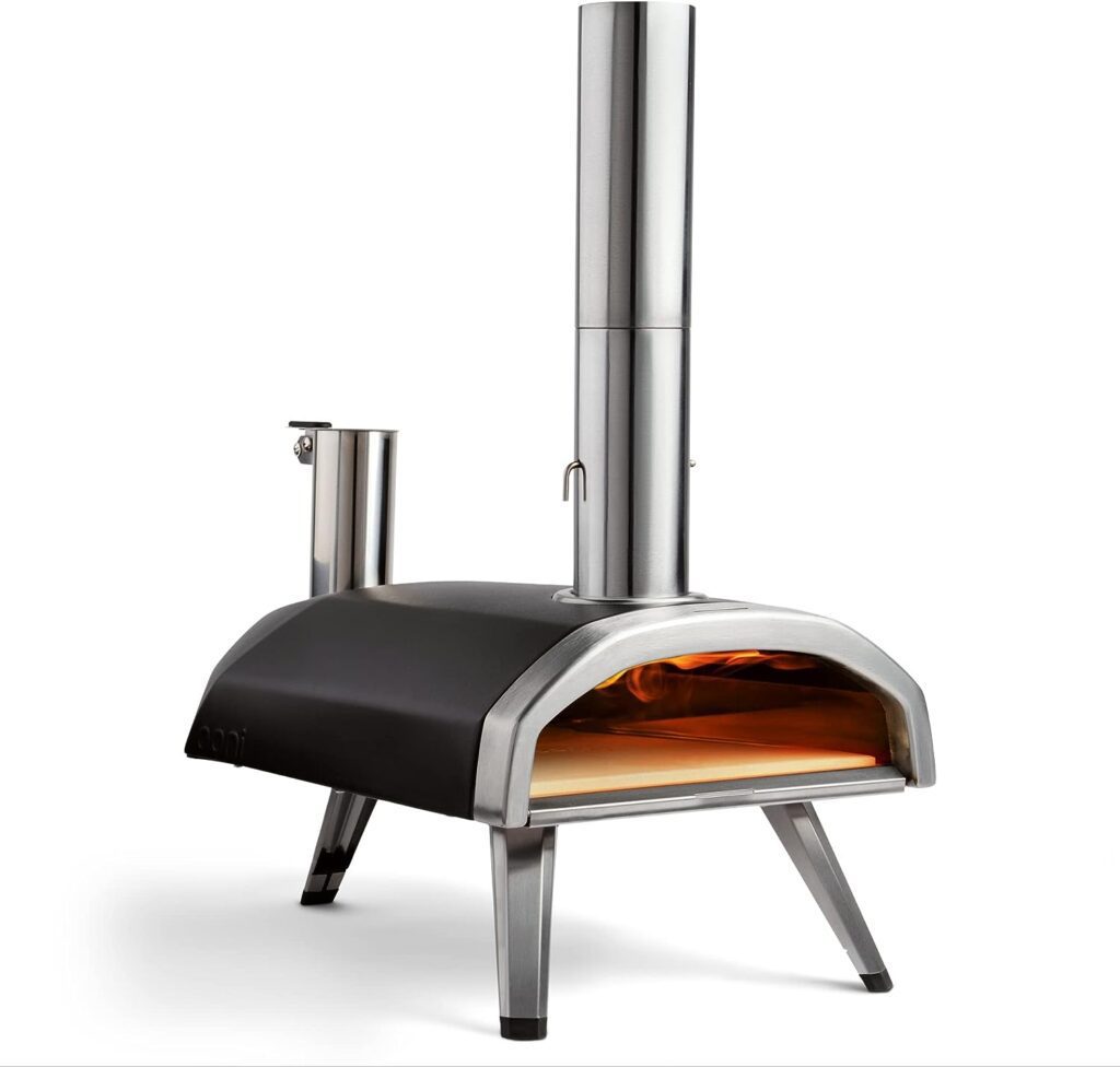 ooni Fyra 12 Wood Fired Outdoor Pizza Oven - Portable Hard Wood Pellet Pizza Oven - Ideal for Any Outdoor Kitchen - Outdoor Cooking Pizza Maker - Backyard Pizza Ovens - Pizza Oven Countertop