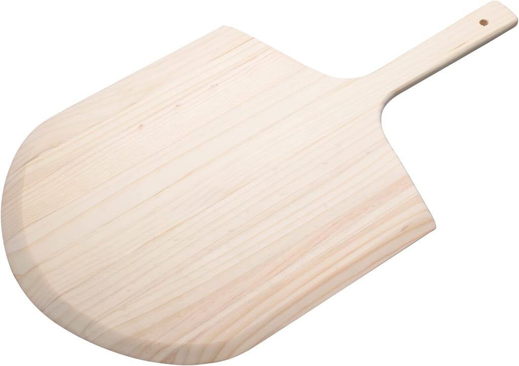 Winco 24-Inch Wooden Pizza Peel with 14-Inch by 16-Inch Blade