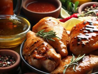 Steps For Making Three Different Marinades for Grilled Chicken