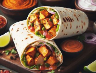 Chicken Tikka Crunch Wrap Recipe