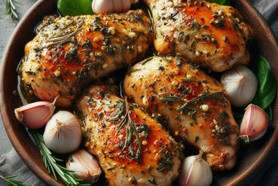 Garlic and Herb Chicken Thighs Recipes