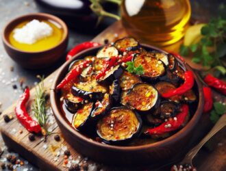 Spicy Eggplant in Olive Oil Recipes -Delicious Italian Antipasto