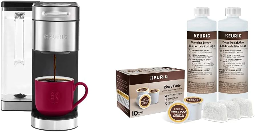 Keurig K-Supreme Plus Coffee Maker, Water Filter Cartridges  Rinse Pods, Compatible Classic/1.0  2.0 K-Cup Pod Coffee Makers, 14 count