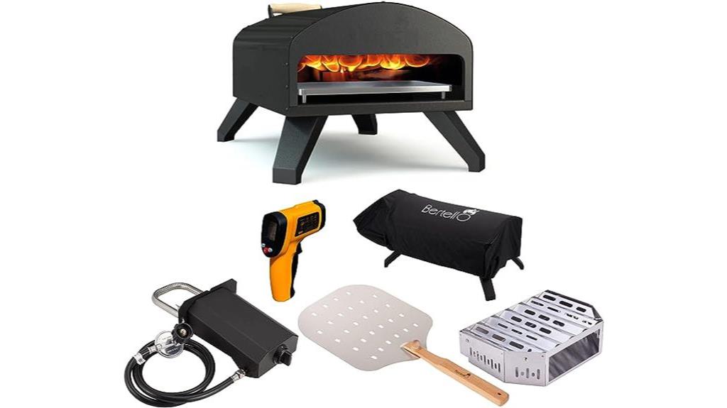 dual fuel portable pizza oven